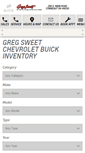 Mobile Screenshot of gregsweetchevy.net